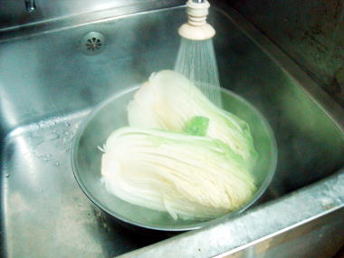 酸菜を作る