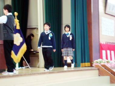 田面木小の卒業式
