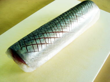 千葉県産のデカイ鯖 